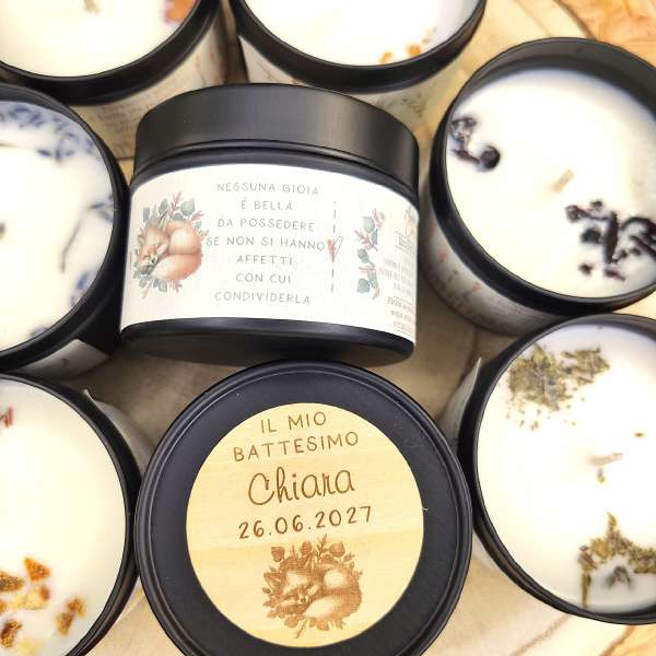 bomboniera battesimo bimba candela